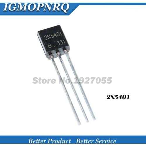 100PCS 2N5401 TO-92 5401 TO92 2N5551 5551 PNP power transistor NEW