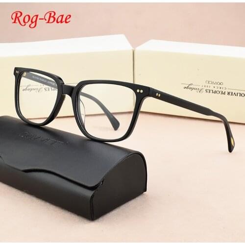 2019 Brand myopia Vintage Square Glasses Frame Women Reading Computer Prescription Optical Eyeglasses Men Retro Eyewear OV5316