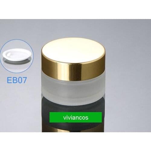 300Pcs 20g/ml Cosmetic Empty Jar Pot Eyeshadow Makeup Face Cream Container ,Glass cream jar