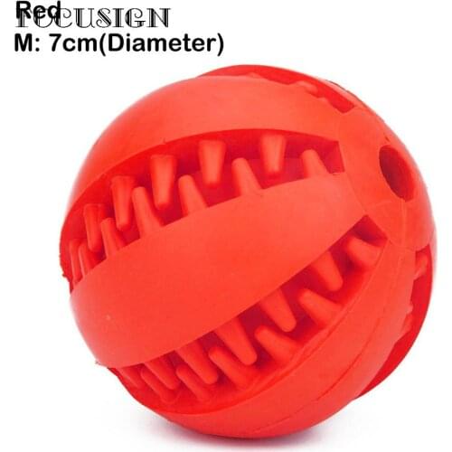 5/7 cm Pet Dog Toy Interactive Rubber Balls Elasticity Cleaning Rubber Balls Pet Dog Cat Puppy Chew Teeth clean Toys Ball