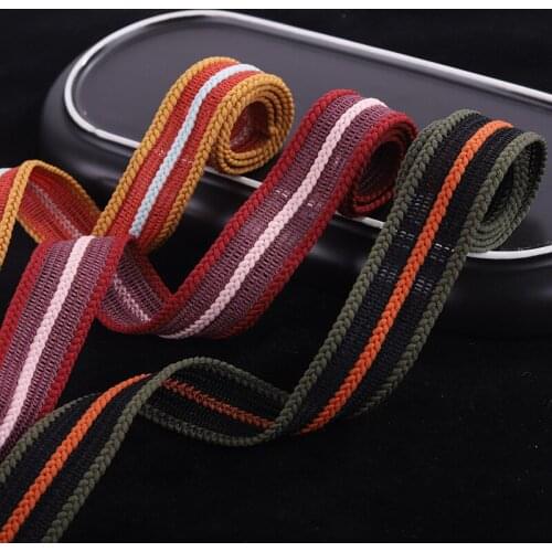5 yards Twist Stripes Hollow Mesh Weave Gradient Ribbon for DIY Bowknot Clothing Material Gift Packaging Ribbons