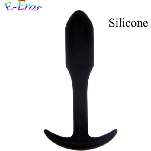 Long Anal Butt Plug Sex Toys For Women Man Silicone Beads Anal Plugs Massager With Handle Black Adult Shop Sex Product Gay
