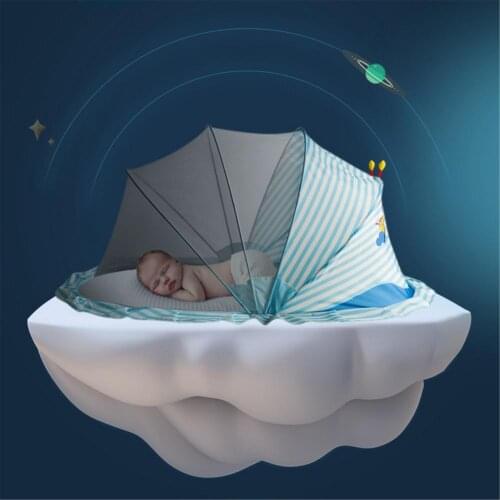 Arched Baby Bed Mosquito Net Summer Anti Mosquito Insect Childrens Tent Portable Folding Canopy On The Crib Baby Bedding