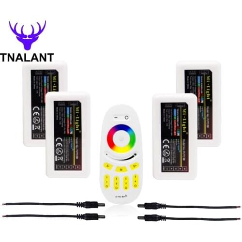 Milight Miboxer Controller Remote 2.4G RF Wireless 4 Zone LED Dimmer FUT038 For RGBW Led Strip DC12V-24V