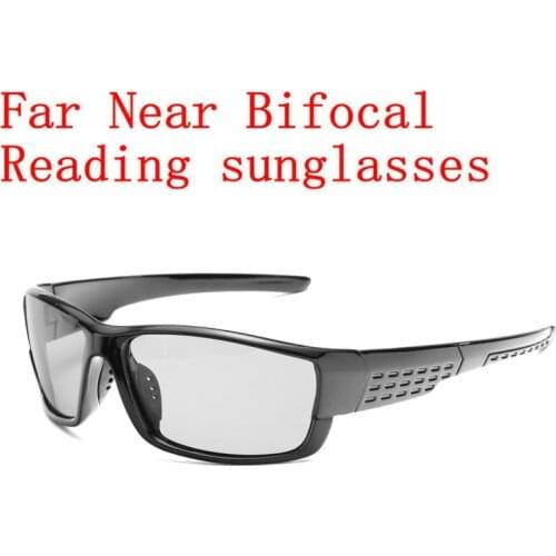 Fashion Bifocal Reading Glasses Progressive Multifocal Photochromic Presbyopic Glasses Men Women Diopters +1.0 to +4.0 NX