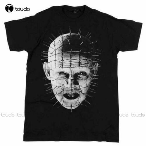 New Hellraiser Movie Pinhead Up-Close T-Shirt Fashion Unisex Cotton Tee Shirt S-5Xl