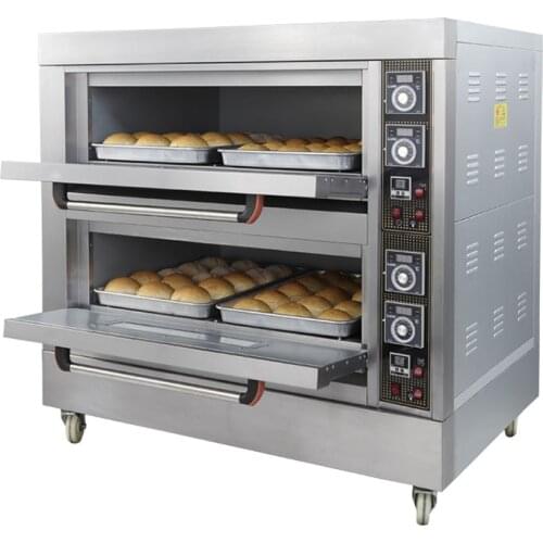 Commercial electric oven Two-story Cake bread pizza baking machine Double-layer large-capacity oven Zinc alloy liner 220V/380V