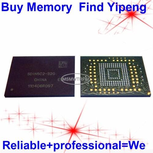 SDIN5C2-32G BGA169Ball EMMC 32GB Mobilephone Memory New original and Second-hand Soldered Balls Tested OK