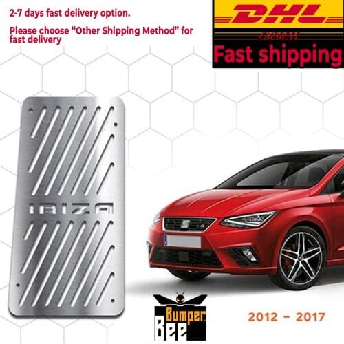 Seat Ibiza 2012 2013 2014 2015 2016 2017 Car Accessories ABS Chrome Foot Rest Pedal Body Molding Moulding Trim