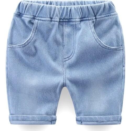 2019 Summer Baby Girl Shorts Girls Kids Baby Short Boys Jeans Shorts Pants Toddler Ruffle Pants for Boy Shorts Cotton Denim 1-5Y