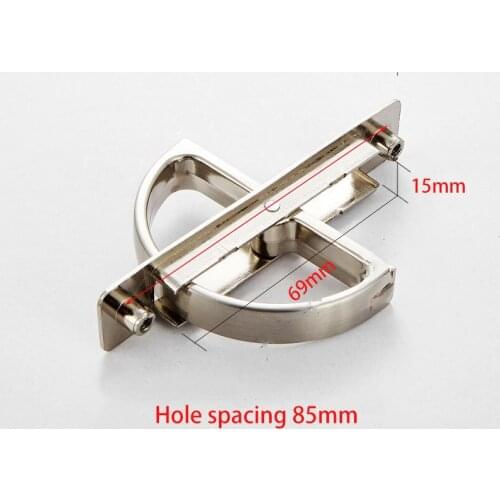 2Pcs/Lot Tatami Hidden Door Handles Zinc Alloy Recessed Flush Pull Cover Floor Cabinet Handle Silver Black Cupboard Handles