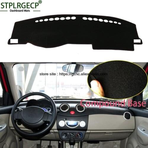 StplrgeCP For lifan 520 double layer Car Dashboard Cover Avoid Light Pad Instrument Platform Dash Board Cover Sticker