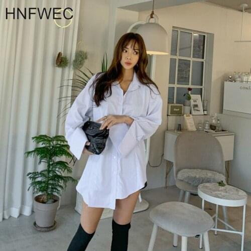 2020 new korea styles summer fashion women clothing Summer striped shirt female waist adjust flare sleeves dress V774