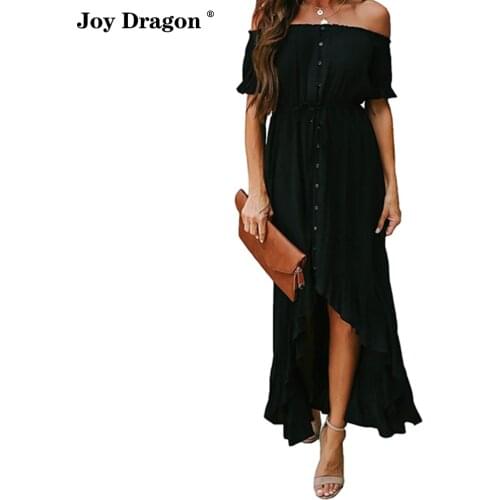 Women Irregular Solid Color Dress Zomerjurk Dames Vetements Vetement Femme Vestito Donna Vestidos Para Mujer Sukienki Damskie