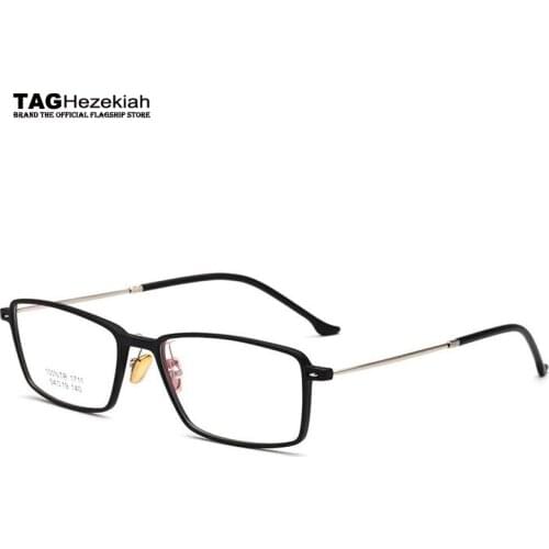 2018 TR90 glasses frame men women Stylish box super elasticity transparent eyeglasses frames myopia prescription glasses nerd