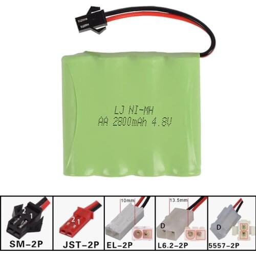 4.8v 2800mah AA NI-MH M Battery Ultra-high capacity upgrade Battery Electric toys RC car ship robot rechargeable free shipping