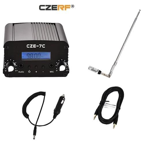 CZE-7C FM audio out to car system wireless FM transmitter modulator for car audio solve solution