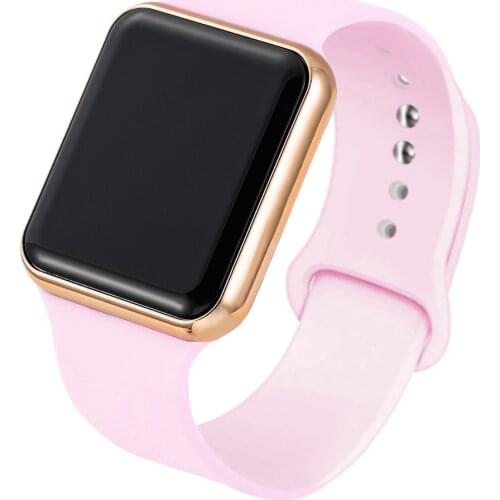 Sport Digital Womens Watches Men Silicone Strap Electronic Square LED Ladies Watch Girls Clock relogio feminino digital reloj