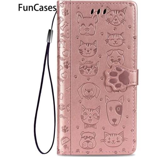 Dog Flip Wallet Case Book For Xiaomi etui Redmi 7 Quotes Messages Telephone Covers Telefoon Xiaomi Redmi accesorios Y3 Hoesje