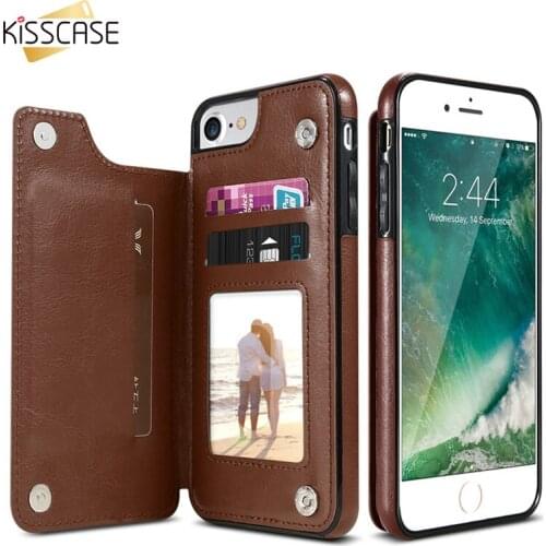 Plain PU Leather Wallet Case For iPhone 12 12 Pro Max Card Slots Back Cover For iPhone X XR XS Max 11 Pro 6 6S 7 8 Plus 5 5S SE