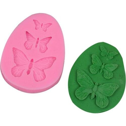 1Pc Butterfly Shape Silicone Mold DIY Baking Tool Fondant Mold Cake Decoration Tool Chocolate Mold Epoxy Mold