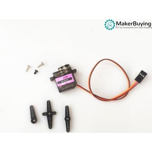 10pcs MG90S Metal gear Digital 9g Servo SG90S For Rc Helicopter Plane Boat Car MG90 9G