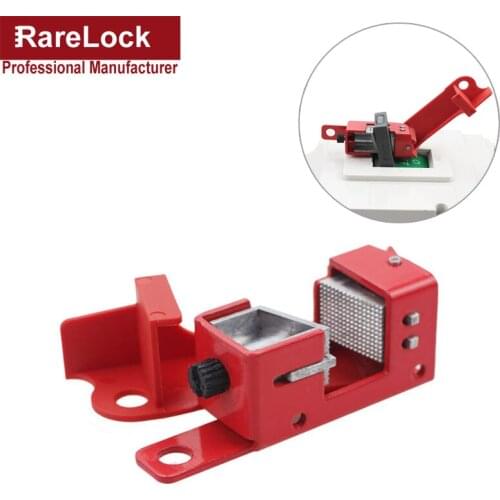 Zinc Alloy Miniature Circuit Breaker Handle Lock Air Switch Shutdown Lock Safety Lock Rarelock MA037 E