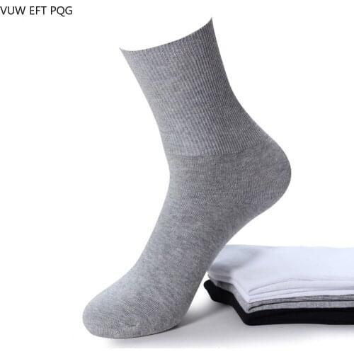 Pure Cotton SoftTube Loose Mouth Socks Old Man Foot Discomfort Feet Edema Swelling Women Four Seasons