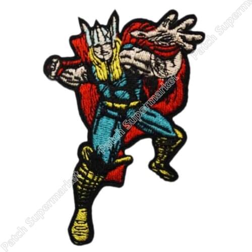 Infinity War 3.5" Thor God of Thunder Comics Superhero Movie TV Series Costume Embroidered iron on patch