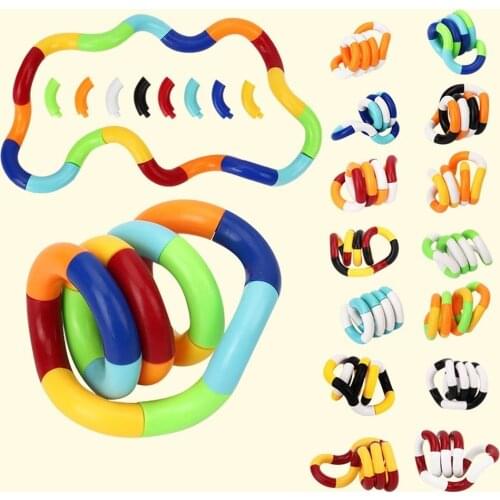 New Fidget Anti Stress Toy Twist Adult Decompression Toy Child Deformation Rope Perfect For Stress Kids To Play Toys Fidget Year