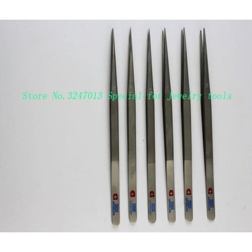 5 PCS ONE SET GEM & DIAMOND STONE TWEEZERS JEWELRY TWEEZER TOOLS JEWELRY TOOLS