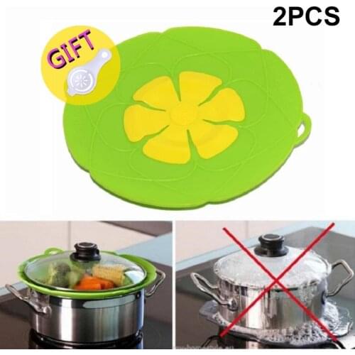 Silicone cover pot cover food grade environmental protection leak proof splash proof flower kitchenware household accessories