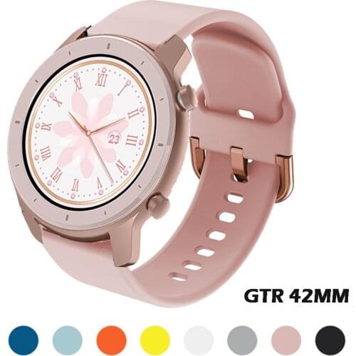 For Amazfit GTR 42mm Sport Silicone Strap Watch Band Bracelet Belt Watchband For Huami Amazfit GTR 47mm/GTS 2 Correa