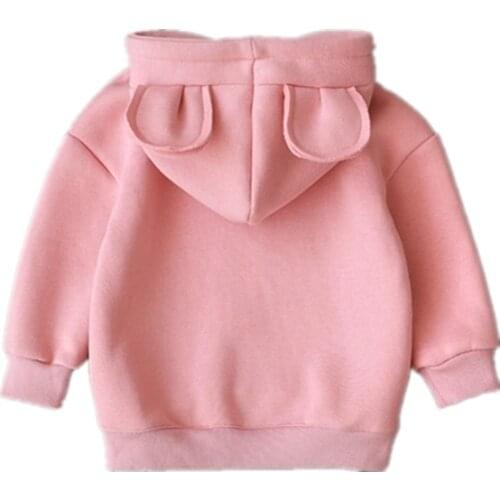 New Spring Autumn Baby Boys Girls Clothes Cotton Hooded Sweatshirt Children Fashion Hoodies Kids Casual Infant Cartoon Clothing