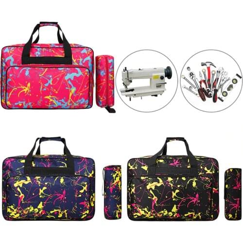 Large Capacity Sewing Machine Bag Travel Portable Storage Bag Sewing Machine Bags Multifunctional Sewing Tools Hand Bags