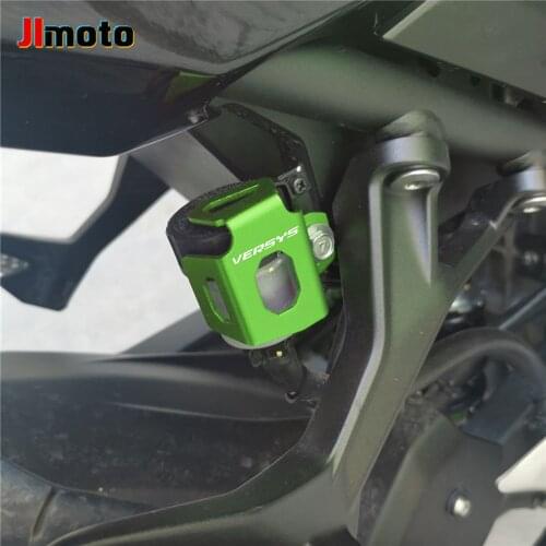 For Kawasaki Versys300 Versys 300 High Qyality Motorcycle CNC Accessories Rear Brake Fluid Reservoir Guard Cover Protector