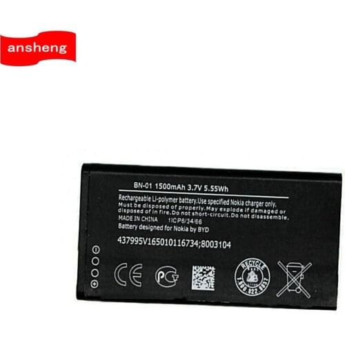 High Quality 1500mAh BYD BN-01 battery for Nokia Lumia X 1045 RM-980 RM 980 X2 X+ Plus 1013 X2DS Mobile phone