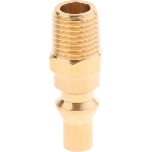 Premium Propane Gas Quick Connect Adapter Connector Hose Fitting 1/4" Male Thread, for RV Oven, Easy to Install