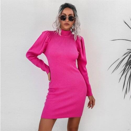 Модные трикотажные платья ZENGHUILIN China At AliExpress