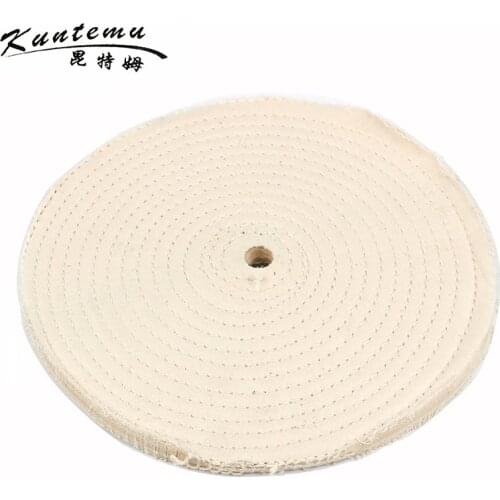 10PCS 200mm Linen Polishing Wheel For Metal Polishing
