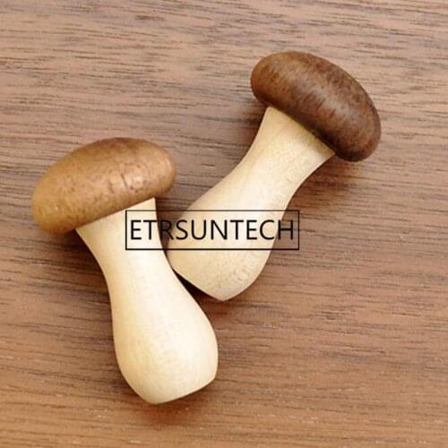 100sets Mushroom Wooden Chopsticks Rack Holder Rest Stand Art Craft Decorative Funny Kitchen Home Decoration Tableware