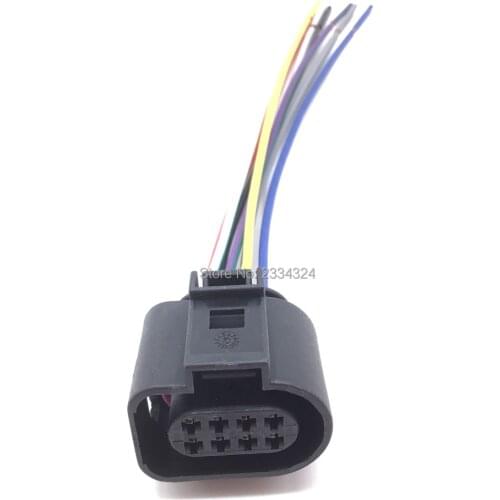 1J0973714 Connector Auto Electric Plug Harness Wire 8 Pin For VW Golf Jetta Passat Tiguan Audi S4 S6 S8 A6 A8 TT Q5 Skoda Seat