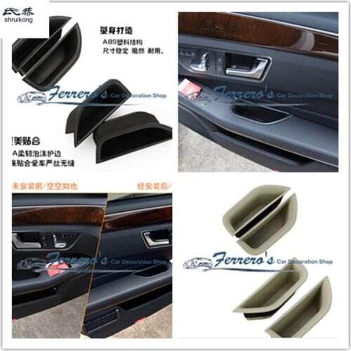 4pcs/lot for Mercedes Benz 13-15 A-class / 11-14 C-class /11-15 E-class /12-14 ML / GLK car door store content box decoration