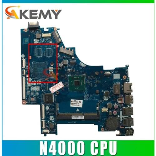 AKemy Laptop motherboard For HP 15-BS Core Celeron N4000 SR3S1 Mainboard LA-G121P L24004-501 DDR4