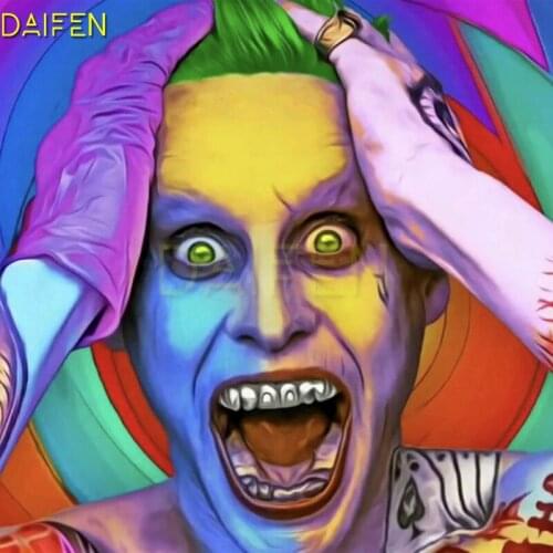 DIY 3D Diamond mosaic Full Square Diamond painting Cross stitch Poker man Shout Full Round Diamond embroidery Gloves gold ring