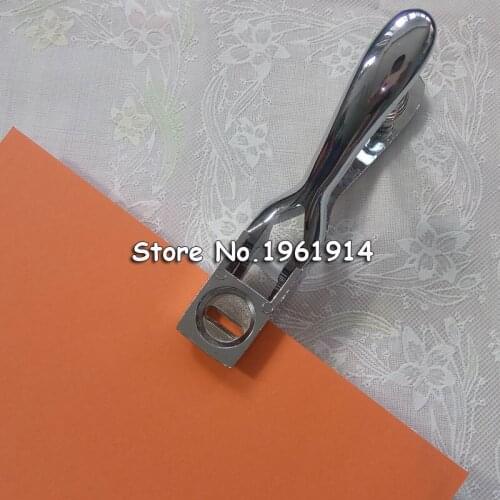 Paper PVC Credentials Hole Making Machine Punch Machine Puncher can Make 3mmx15mm Size Slotted Hole Long Life Use 15*3mm