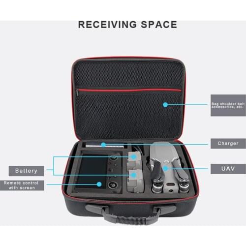 For DJI Mavic 2 PRO/ZOOM EVA Carrying Case Hard Shell Storage Bag Camera Drone and Smart Controller Box 2 batteries Accessories
