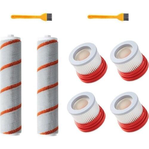 Hot TOD-Fit for Xiaomi Dreame V9 V10 V11 Vacuum Cleaner Accessories Hepa Filter Roller Brush Cleaning Brush Parts Kit,8 Pcs