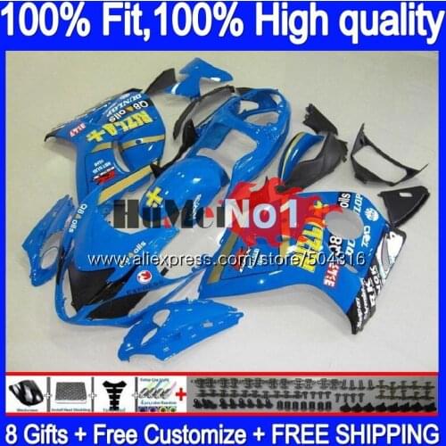 Injection For SUZUKI GSXR-1300 GSXR 1300 Hayabusa 30MC.48 RIZLA blue GSXR1300 2008 2013 2014 2015 2016 08 13 14 15 16 Fairing