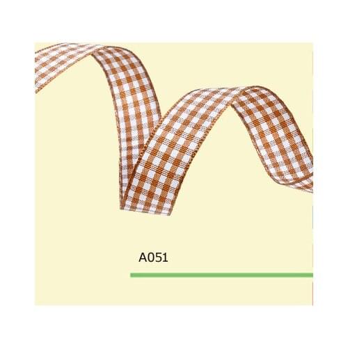 1-1/2" inch 38mm checks ribbons